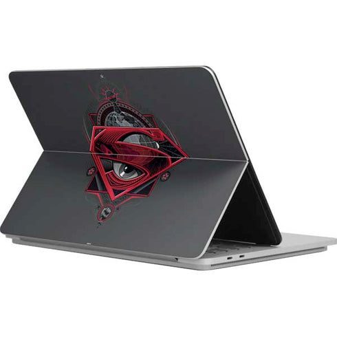 DC Comics Superman Grey Eye Collage Surface Laptop Studio Skin